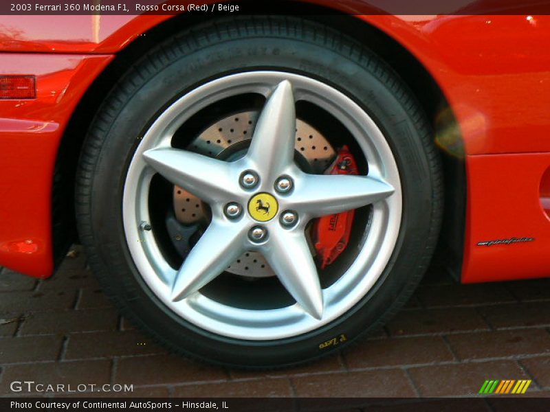 Rosso Corsa (Red) / Beige 2003 Ferrari 360 Modena F1