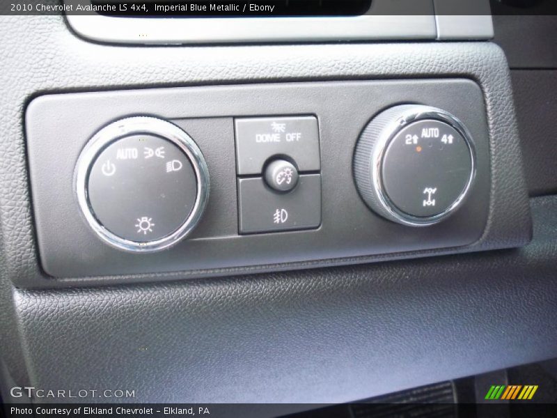 Imperial Blue Metallic / Ebony 2010 Chevrolet Avalanche LS 4x4