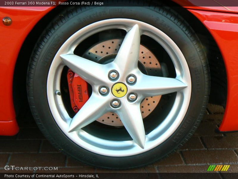 Rosso Corsa (Red) / Beige 2003 Ferrari 360 Modena F1