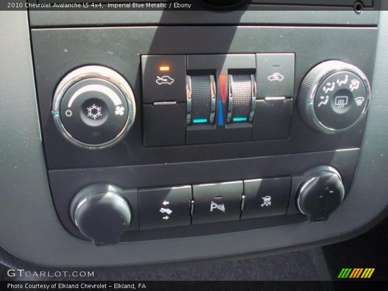 Imperial Blue Metallic / Ebony 2010 Chevrolet Avalanche LS 4x4