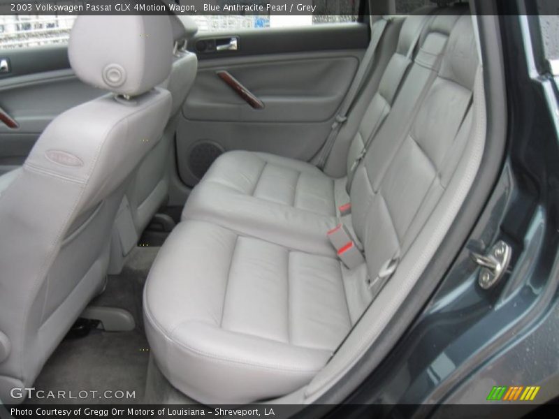Blue Anthracite Pearl / Grey 2003 Volkswagen Passat GLX 4Motion Wagon
