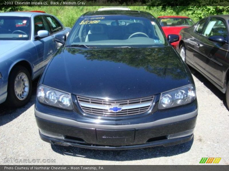 Black / Medium Gray 2003 Chevrolet Impala LS