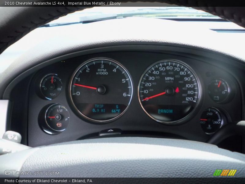 Imperial Blue Metallic / Ebony 2010 Chevrolet Avalanche LS 4x4