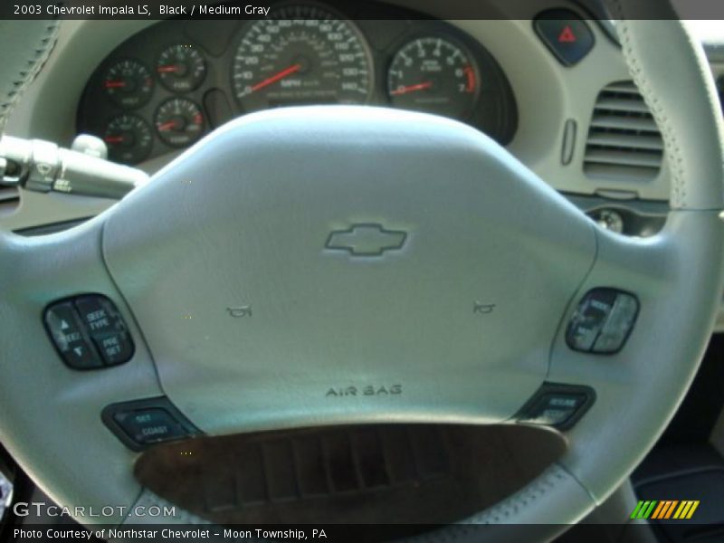 Black / Medium Gray 2003 Chevrolet Impala LS