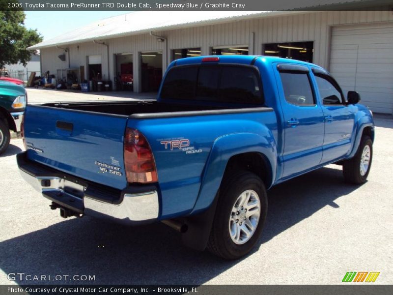 Speedway Blue / Graphite Gray 2005 Toyota Tacoma PreRunner TRD Double Cab