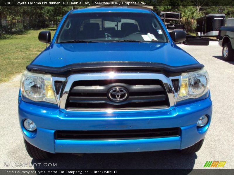 Speedway Blue / Graphite Gray 2005 Toyota Tacoma PreRunner TRD Double Cab