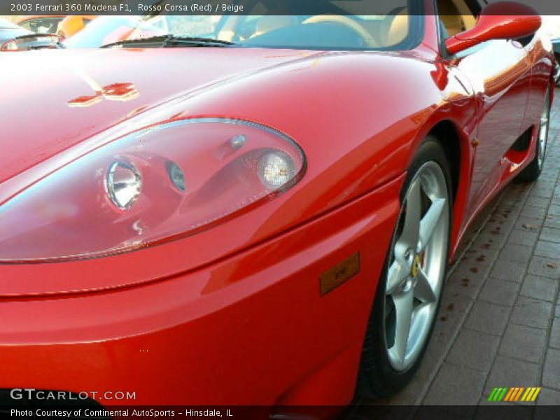 Rosso Corsa (Red) / Beige 2003 Ferrari 360 Modena F1