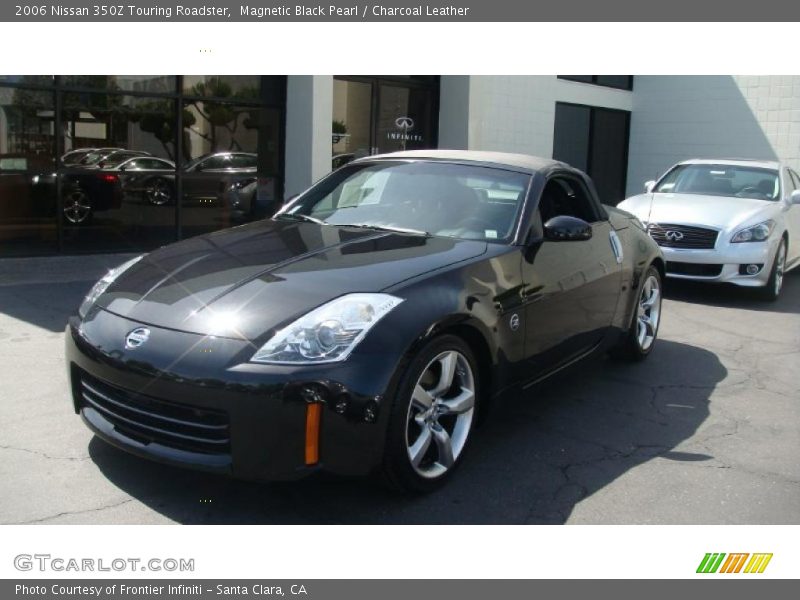 Magnetic Black Pearl / Charcoal Leather 2006 Nissan 350Z Touring Roadster