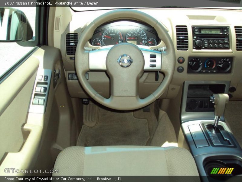 Avalanche White / Desert 2007 Nissan Pathfinder SE