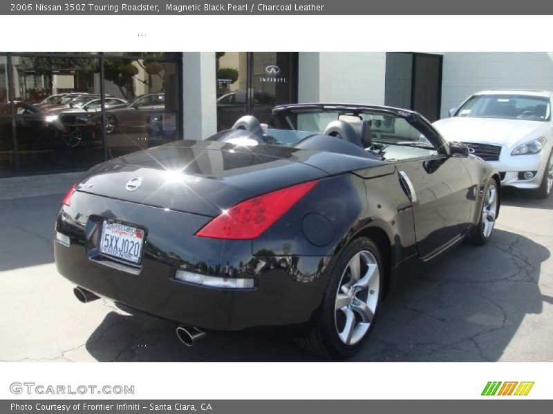 Magnetic Black Pearl / Charcoal Leather 2006 Nissan 350Z Touring Roadster