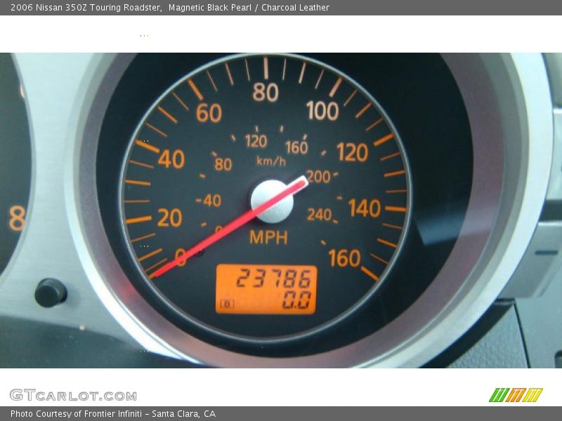 Magnetic Black Pearl / Charcoal Leather 2006 Nissan 350Z Touring Roadster
