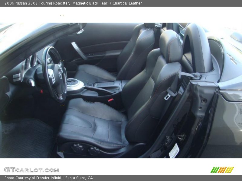 Magnetic Black Pearl / Charcoal Leather 2006 Nissan 350Z Touring Roadster