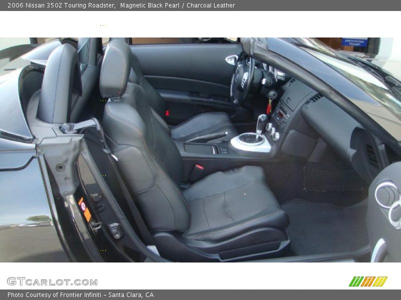 Magnetic Black Pearl / Charcoal Leather 2006 Nissan 350Z Touring Roadster