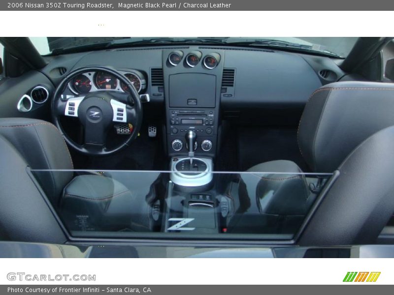 Magnetic Black Pearl / Charcoal Leather 2006 Nissan 350Z Touring Roadster