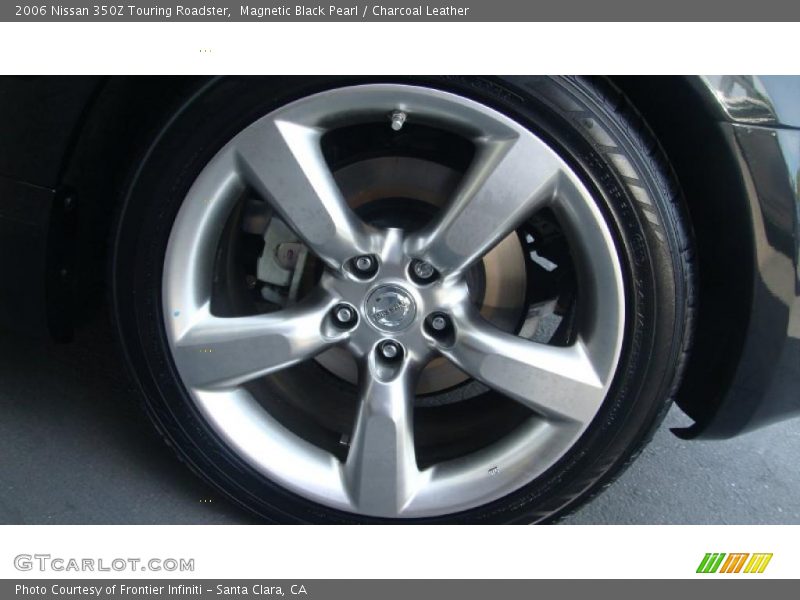 Magnetic Black Pearl / Charcoal Leather 2006 Nissan 350Z Touring Roadster