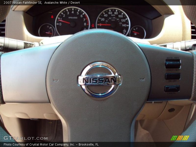 Avalanche White / Desert 2007 Nissan Pathfinder SE