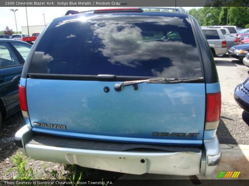 Indigo Blue Metallic / Medium Gray 1996 Chevrolet Blazer 4x4