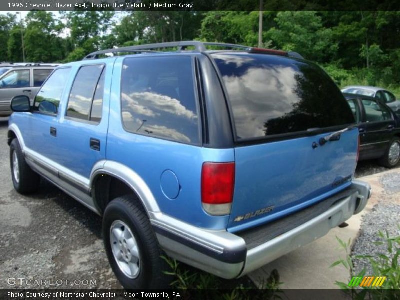 Indigo Blue Metallic / Medium Gray 1996 Chevrolet Blazer 4x4