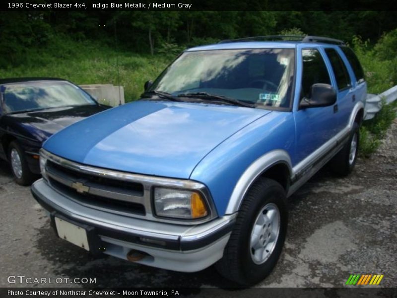 Indigo Blue Metallic / Medium Gray 1996 Chevrolet Blazer 4x4