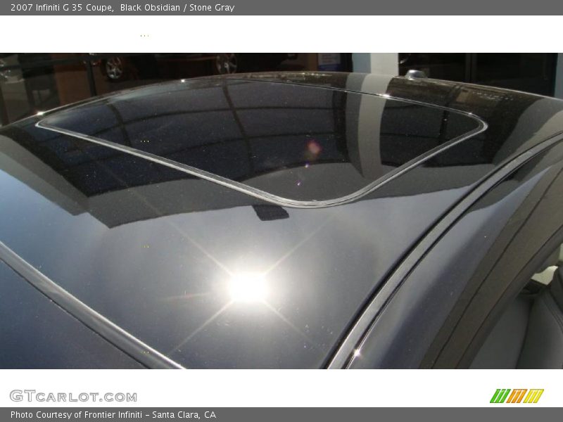 Black Obsidian / Stone Gray 2007 Infiniti G 35 Coupe
