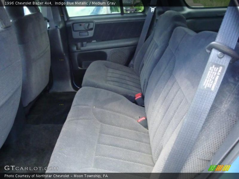 Indigo Blue Metallic / Medium Gray 1996 Chevrolet Blazer 4x4