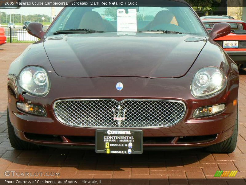 Bordeaux (Dark Red Metallic) / Cuoio 2005 Maserati Coupe Cambiocorsa