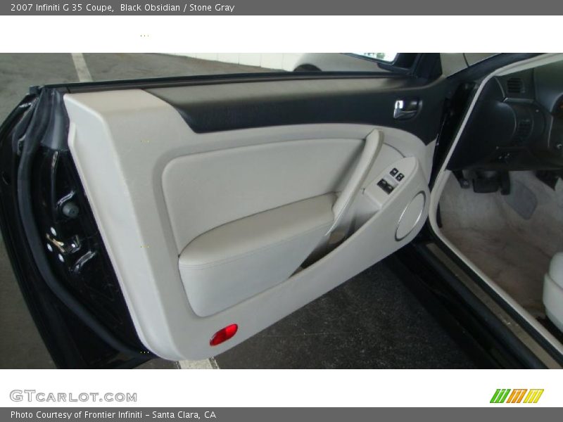 Black Obsidian / Stone Gray 2007 Infiniti G 35 Coupe