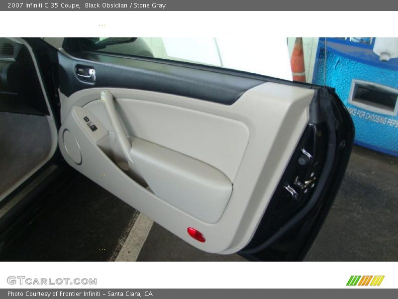 Black Obsidian / Stone Gray 2007 Infiniti G 35 Coupe