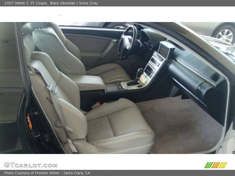 Black Obsidian / Stone Gray 2007 Infiniti G 35 Coupe