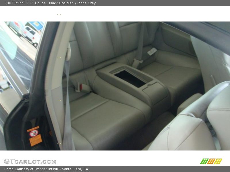 Black Obsidian / Stone Gray 2007 Infiniti G 35 Coupe