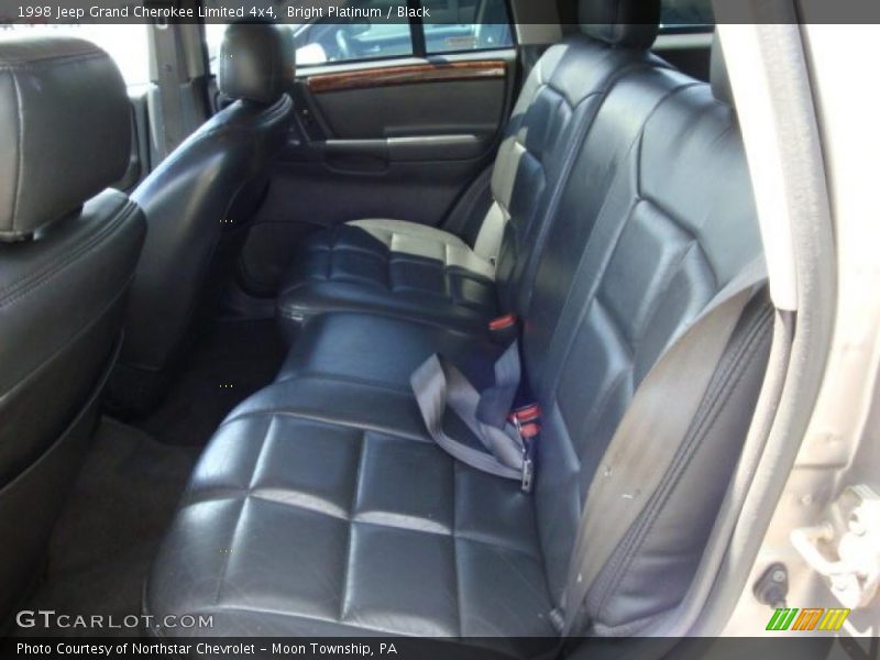 Bright Platinum / Black 1998 Jeep Grand Cherokee Limited 4x4