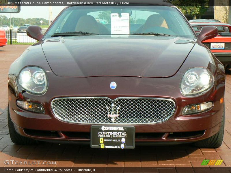 Bordeaux (Dark Red Metallic) / Cuoio 2005 Maserati Coupe Cambiocorsa