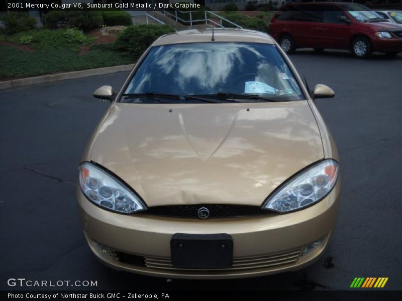 Sunburst Gold Metallic / Dark Graphite 2001 Mercury Cougar V6