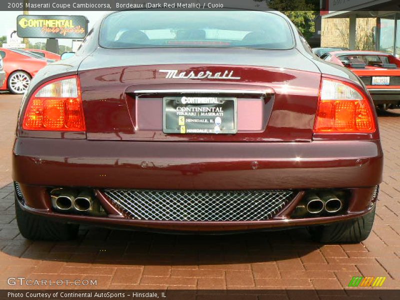 Bordeaux (Dark Red Metallic) / Cuoio 2005 Maserati Coupe Cambiocorsa