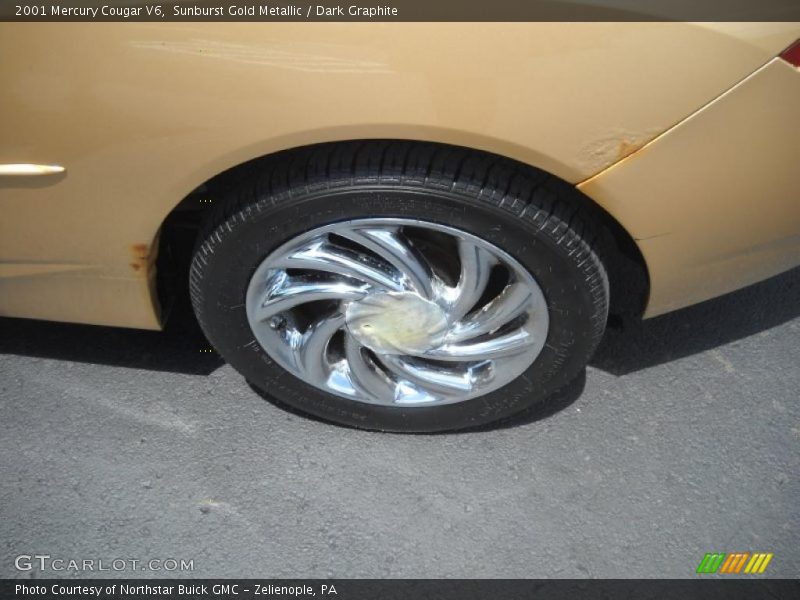 Sunburst Gold Metallic / Dark Graphite 2001 Mercury Cougar V6