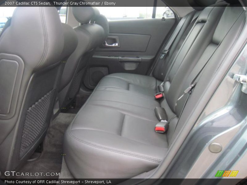Thunder Gray Chromaflair / Ebony 2007 Cadillac CTS Sedan