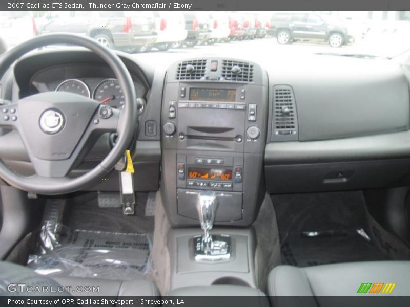 Thunder Gray Chromaflair / Ebony 2007 Cadillac CTS Sedan
