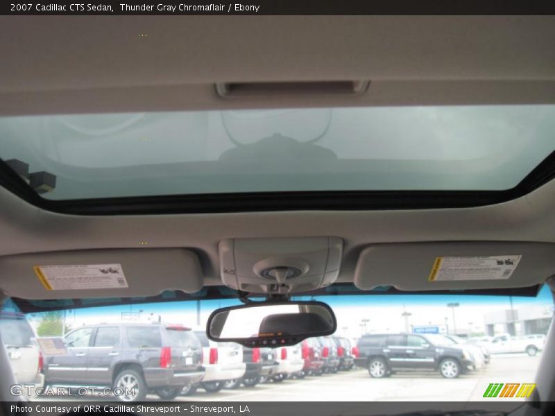 Thunder Gray Chromaflair / Ebony 2007 Cadillac CTS Sedan