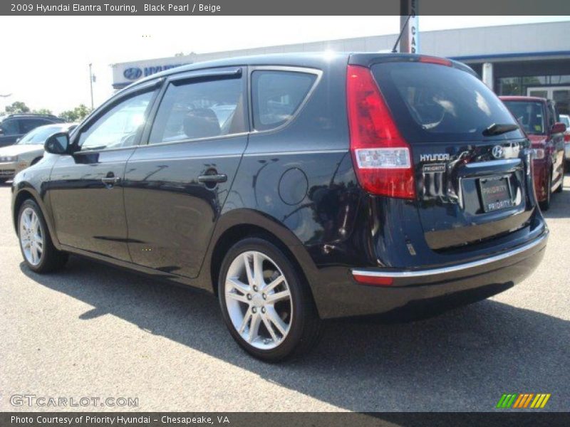 Black Pearl / Beige 2009 Hyundai Elantra Touring
