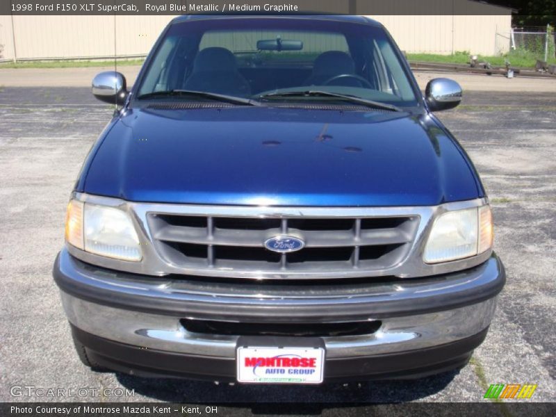 Royal Blue Metallic / Medium Graphite 1998 Ford F150 XLT SuperCab