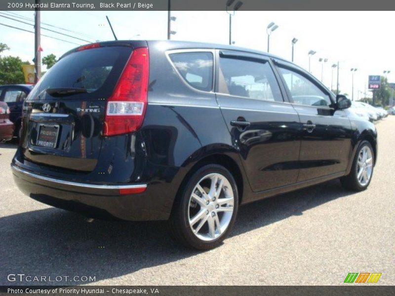 Black Pearl / Beige 2009 Hyundai Elantra Touring