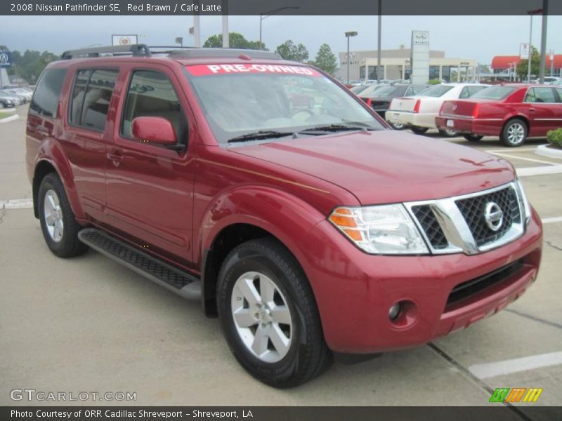 Red Brawn / Cafe Latte 2008 Nissan Pathfinder SE
