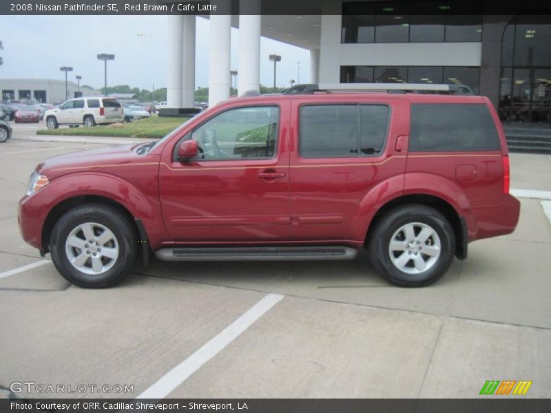 Red Brawn / Cafe Latte 2008 Nissan Pathfinder SE