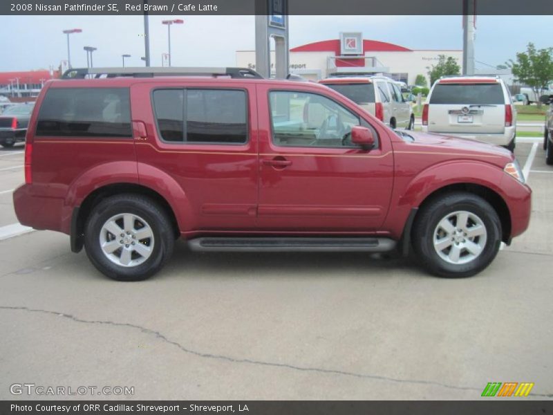 Red Brawn / Cafe Latte 2008 Nissan Pathfinder SE