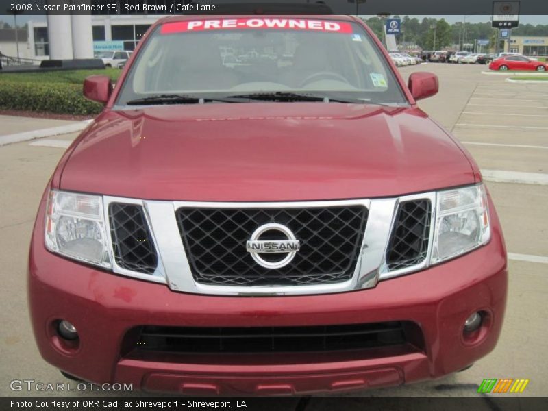 Red Brawn / Cafe Latte 2008 Nissan Pathfinder SE