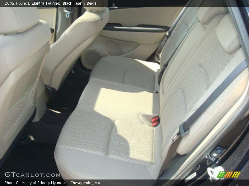 Black Pearl / Beige 2009 Hyundai Elantra Touring