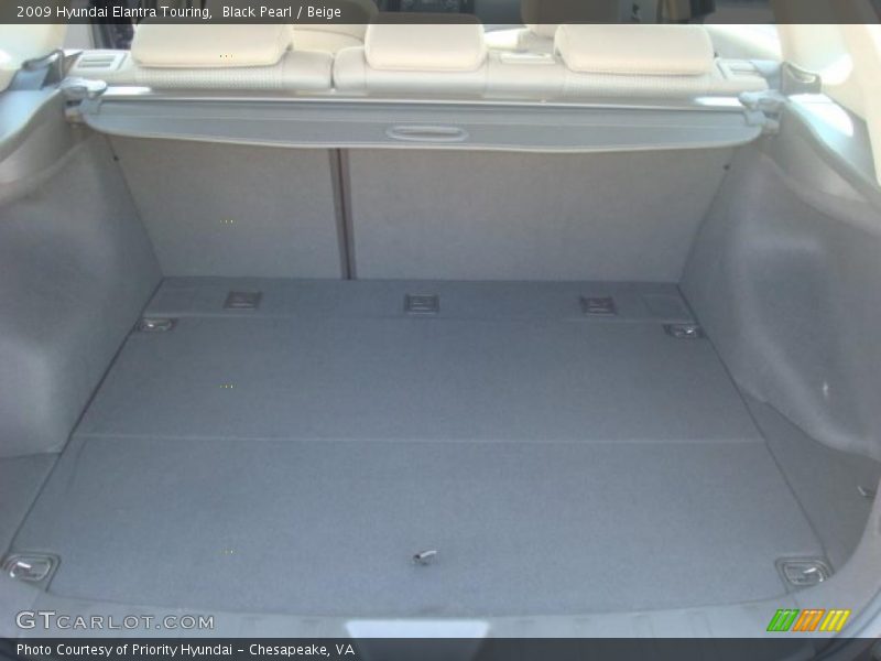 Black Pearl / Beige 2009 Hyundai Elantra Touring