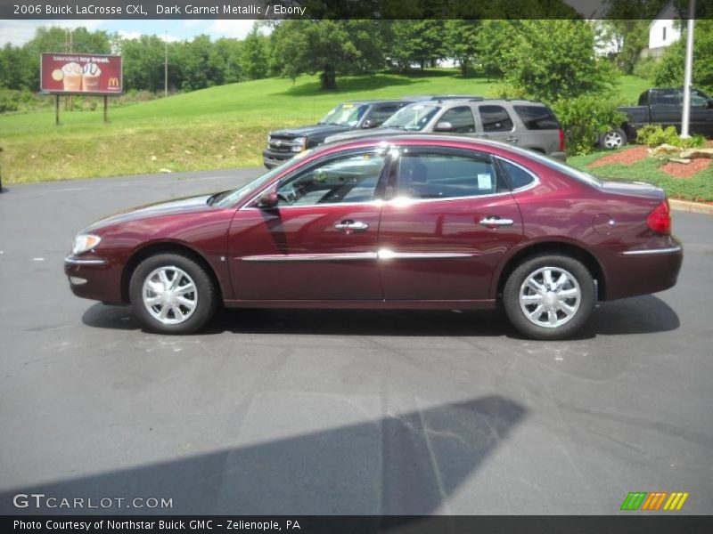 Dark Garnet Metallic / Ebony 2006 Buick LaCrosse CXL