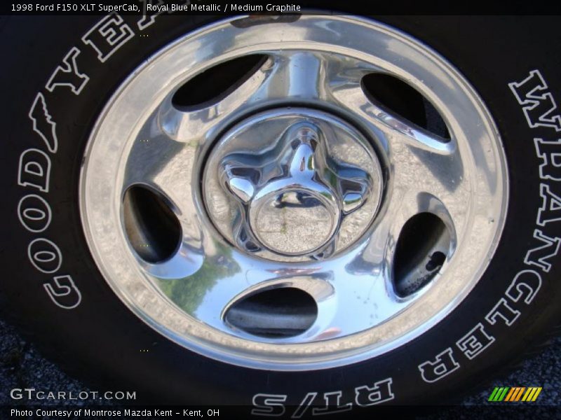 Royal Blue Metallic / Medium Graphite 1998 Ford F150 XLT SuperCab