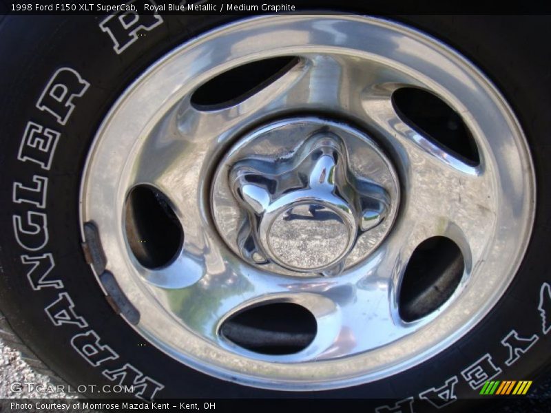 Royal Blue Metallic / Medium Graphite 1998 Ford F150 XLT SuperCab